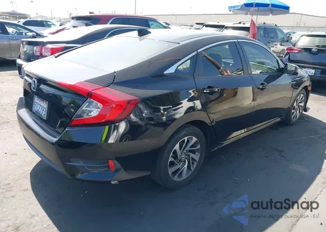 2017 Honda Civic Ex из США, поврежденный, VIN 2HGFC2F76HH573866